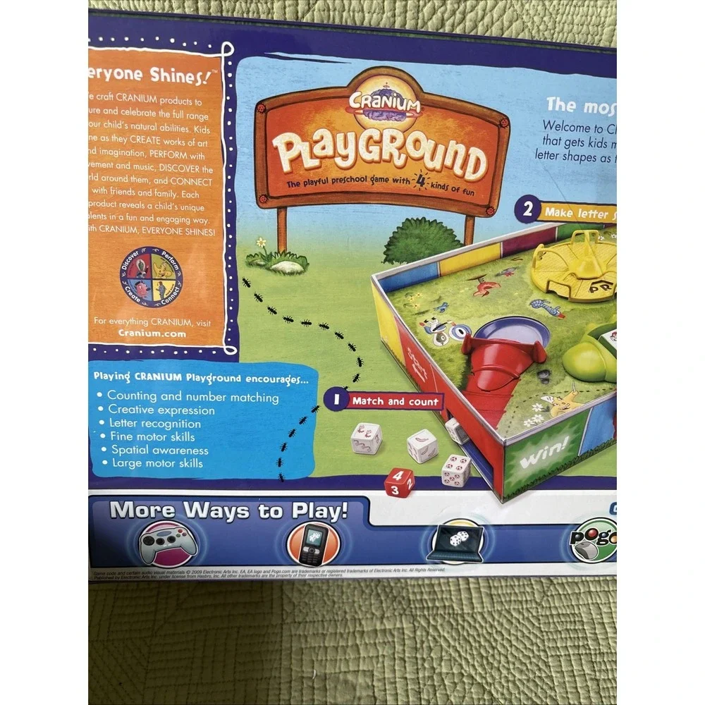 Cranium Playground Educational Board Game 2009 Hasbro Toys R US Exclusive-Sealed